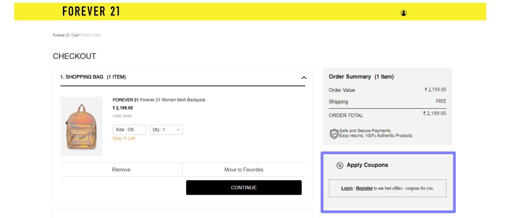 How to Use Forever21 Coupon Code